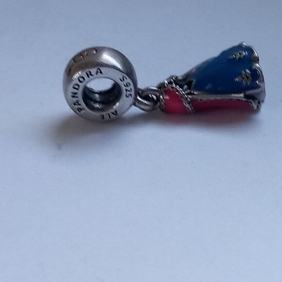PANDORA DISNEY  FROZEN ANNA'S  DRESS S925  ALEDANGLE ENAMEL CHARM - Picture 5 of 5